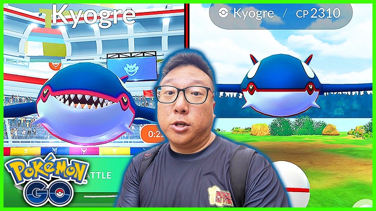 Kyogre Raid Hour Back in Singapore in Pokemon GO background