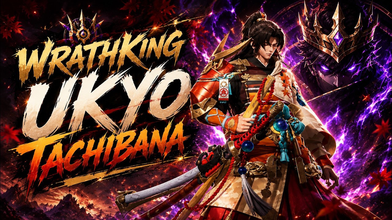 Ukyo Tachibana High Damage WrathKing Honor of Kings background