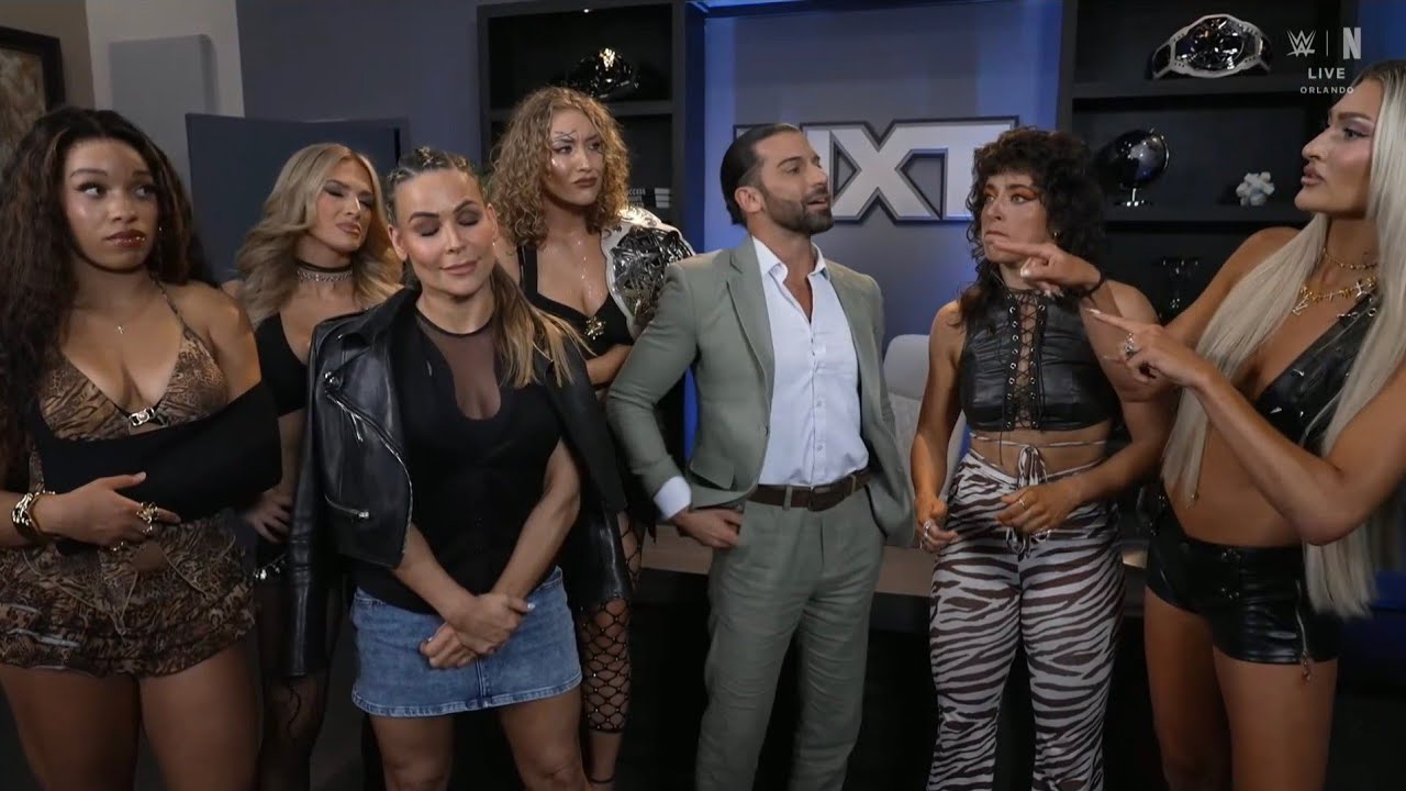 Nattie, Karmen, Layla, Nikkita, Lizzy & Izzi Backstage: NXT July 14 2026 background