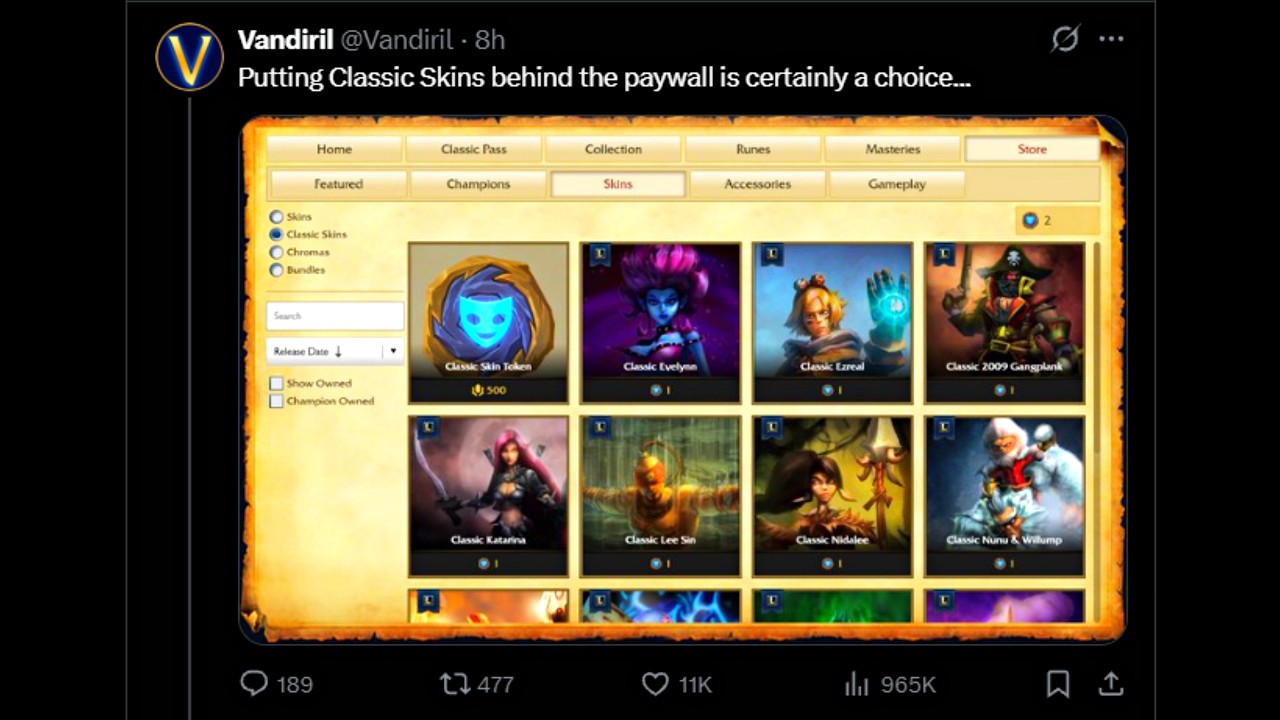 Riot’s Greed is Entering a New Level… background
