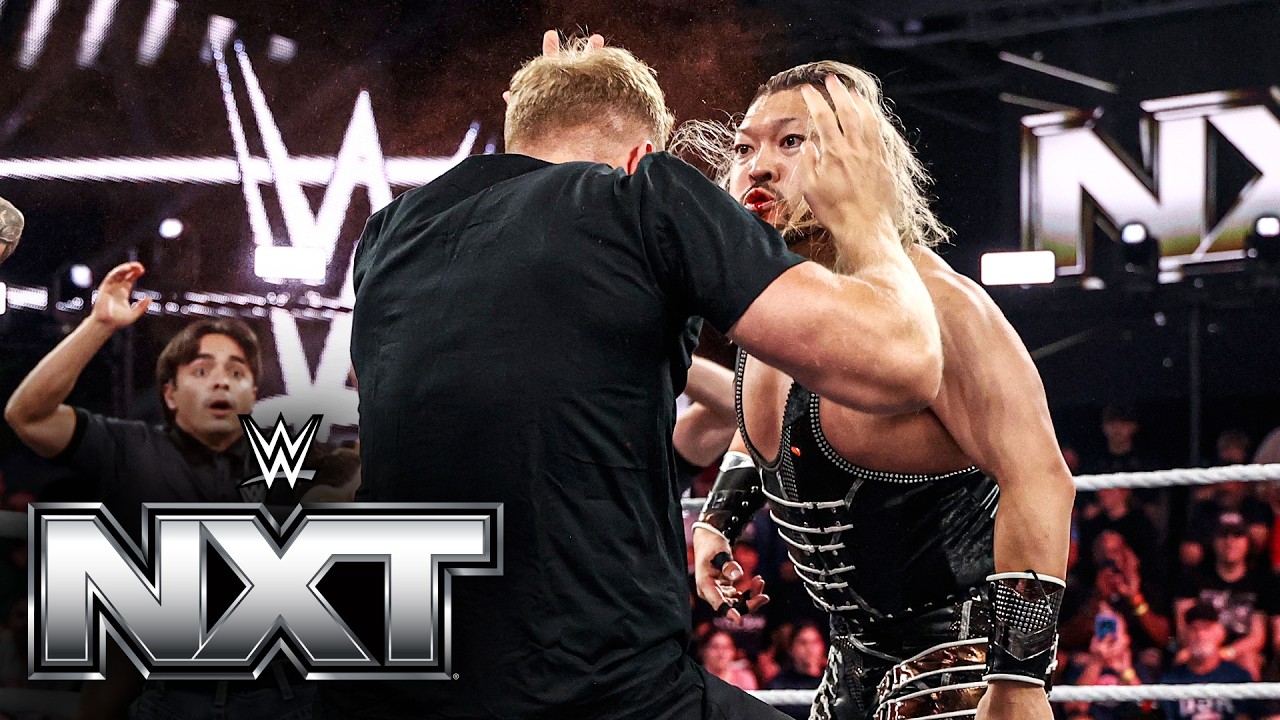 Naraku MISTS a security guard during brawl with Tony D’Angelo: NXT highlights, July 14, 2026 background