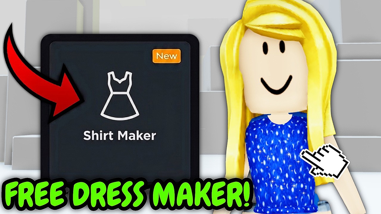 Roblox Added a CUSTOM DRESS MAKER For FREE! background