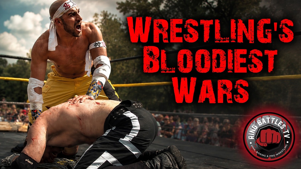 Wrestling's Bloodiest Wars | Broken Bones | Hardcore Deathmatch Wrestling | Ring Battles TV background