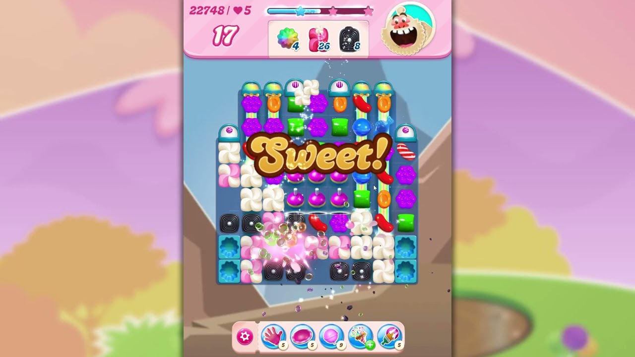Candy Crush Saga Level 22748 background