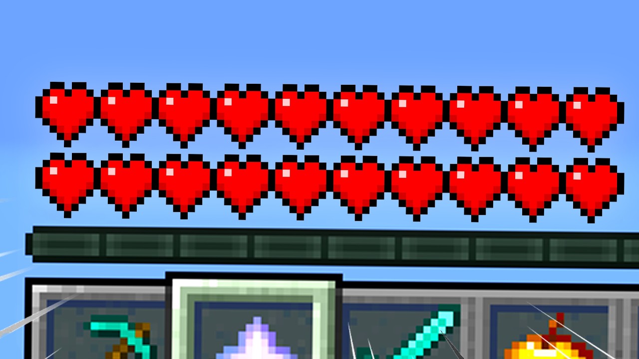 Getting MAX Hearts on Lifesteal... background