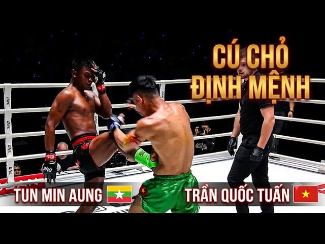 "THẦN ĐỒNG" TUN MIN AUNG HỦY DIỆT TRẦN QUỐC TUẤN BẰNG ĐÒN CHỎ CHÉM ĐỊNH MỆNH TẠI ONE background