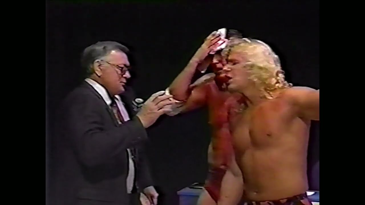 Robert Fuller & Jeff Jarrett finally reunite after splitting for 2 weeks - USWA 11/30/91 background