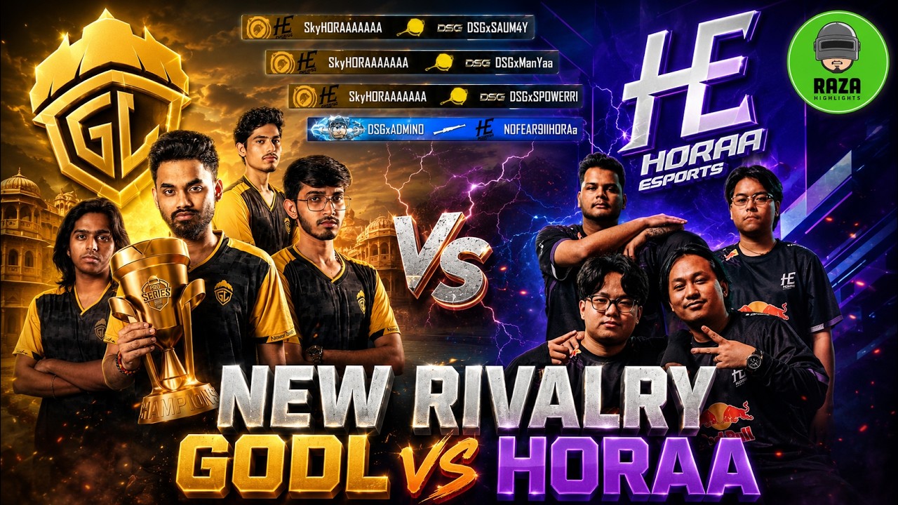 SkyHORA ZINDA PAN MANYA 💀 HORA VS GODL 🥵 ASi8 VS DSG ✨ UZM PIKABOY 1V3 background