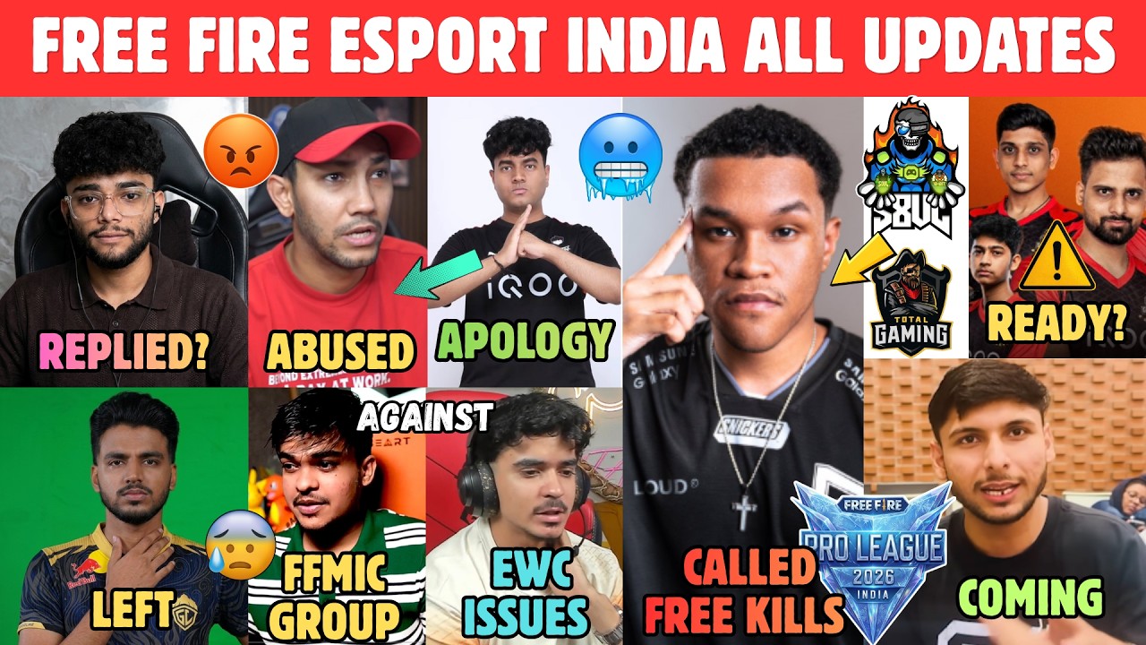 Team Facing Issue In EWCđ€? Jay On Abused MatterđLoud Player TG & S8UL Free Killsđ± Pro League Soonđ background