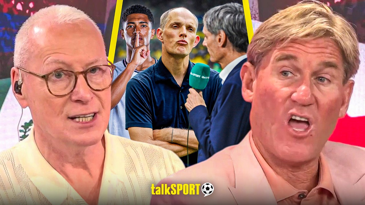 Simon Jordan LAUNCHES ATTACK on Media REACTION to Jude Bellingham's England Interview in FIERY CLASH background