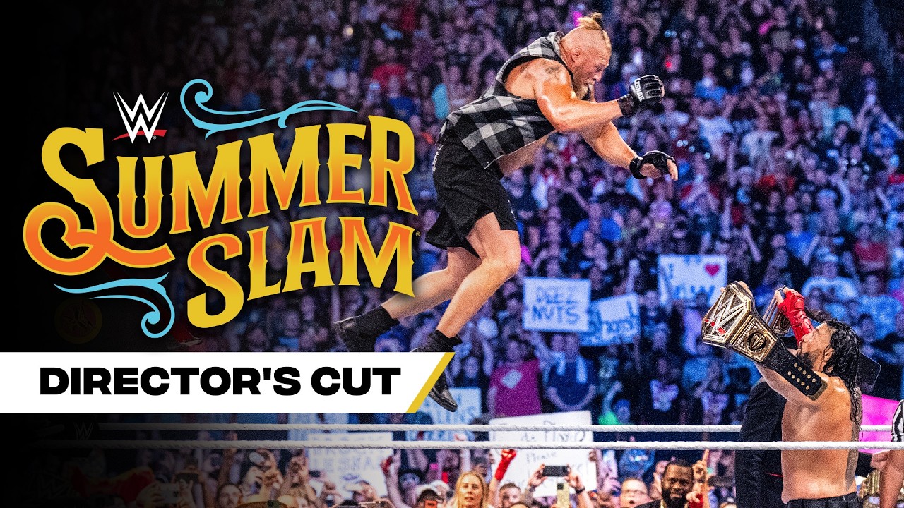 Director’s Cut of Roman Reigns vs. Brock Lesnar | Last Man Standing: SummerSlam 2022 background