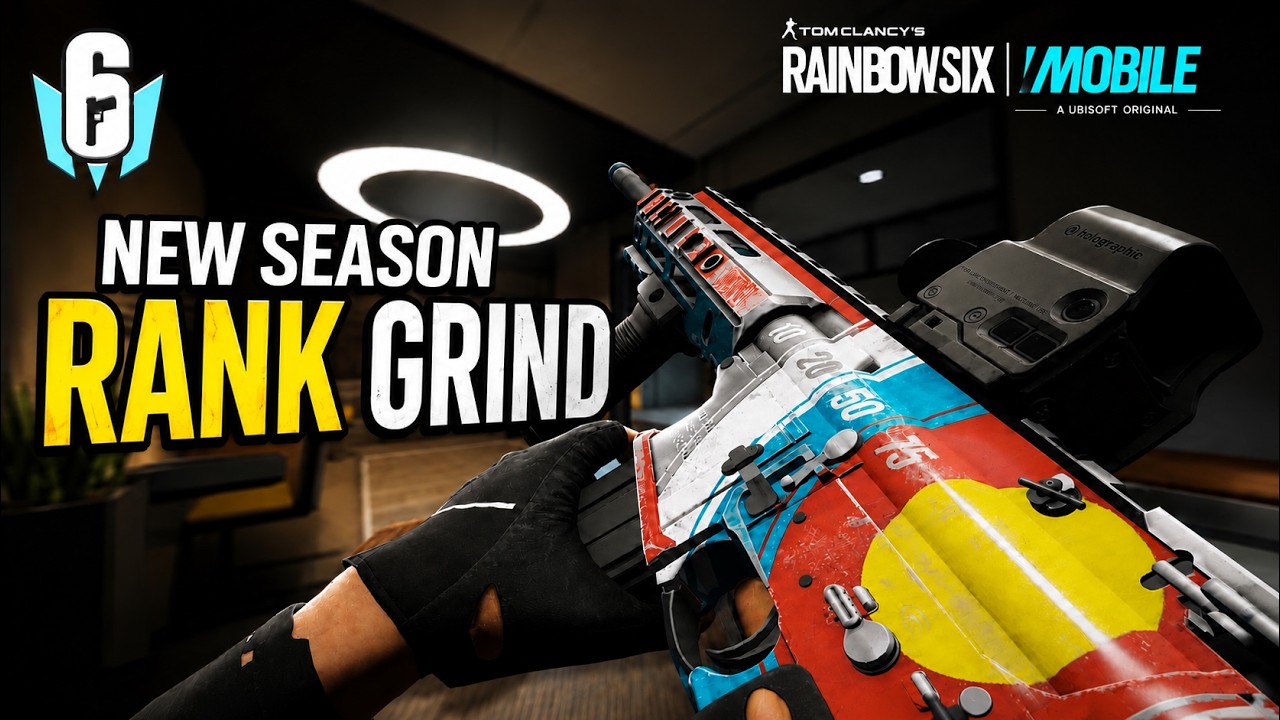 LIVE New Season Master Grinding In Rainbow Six Mobile - Let’s Play background