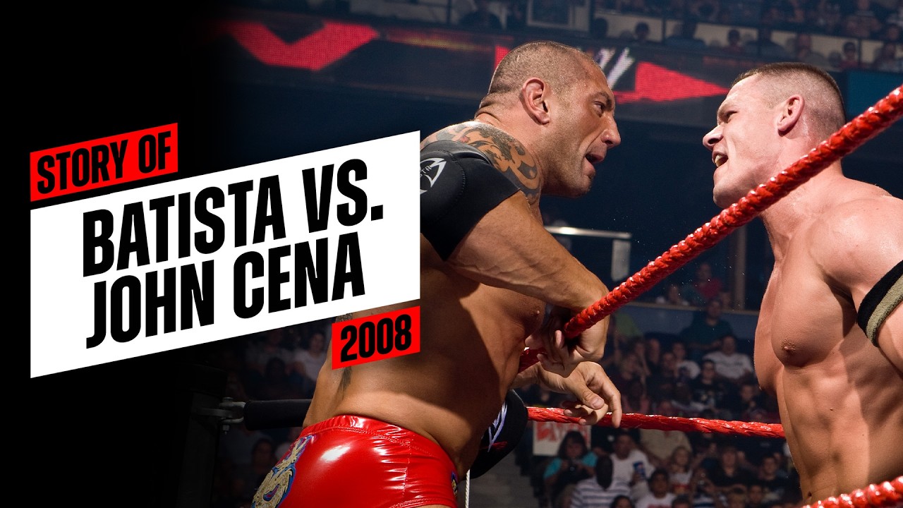 Story of Batista vs. John Cena (2008) background