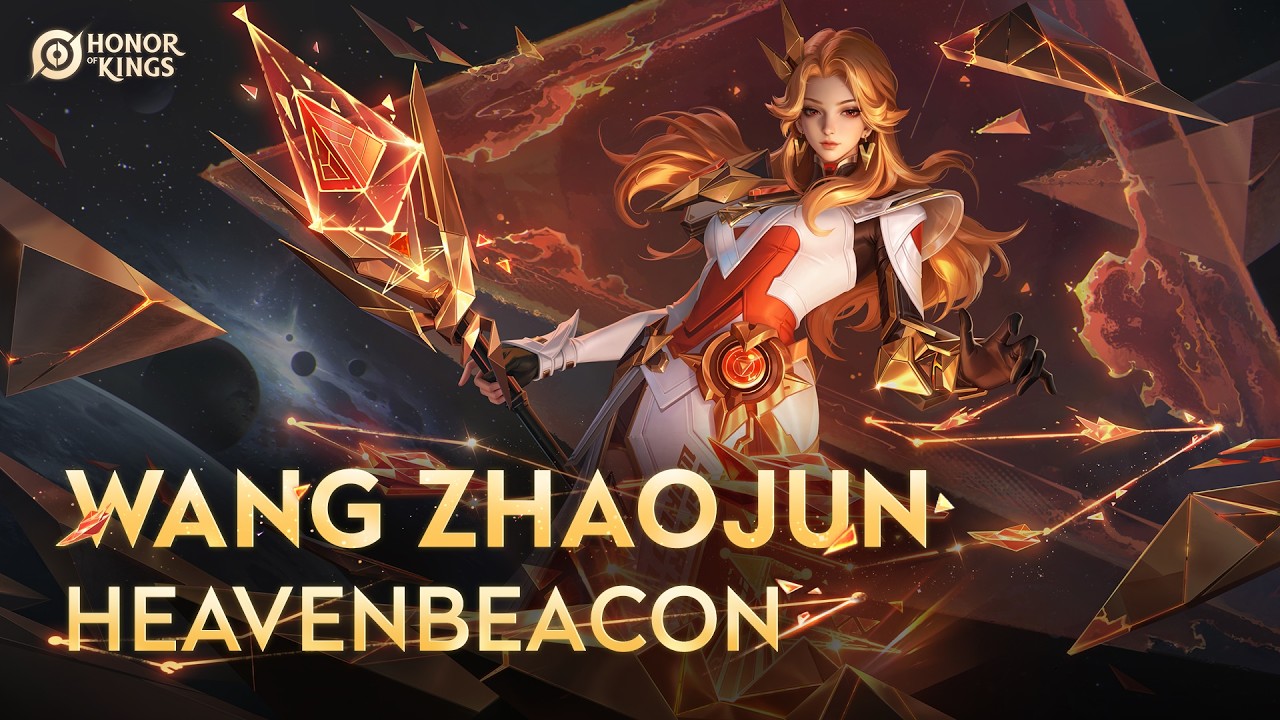 Heavenbeacon Princess Frost | Skin Showcase | Honor of Kings background