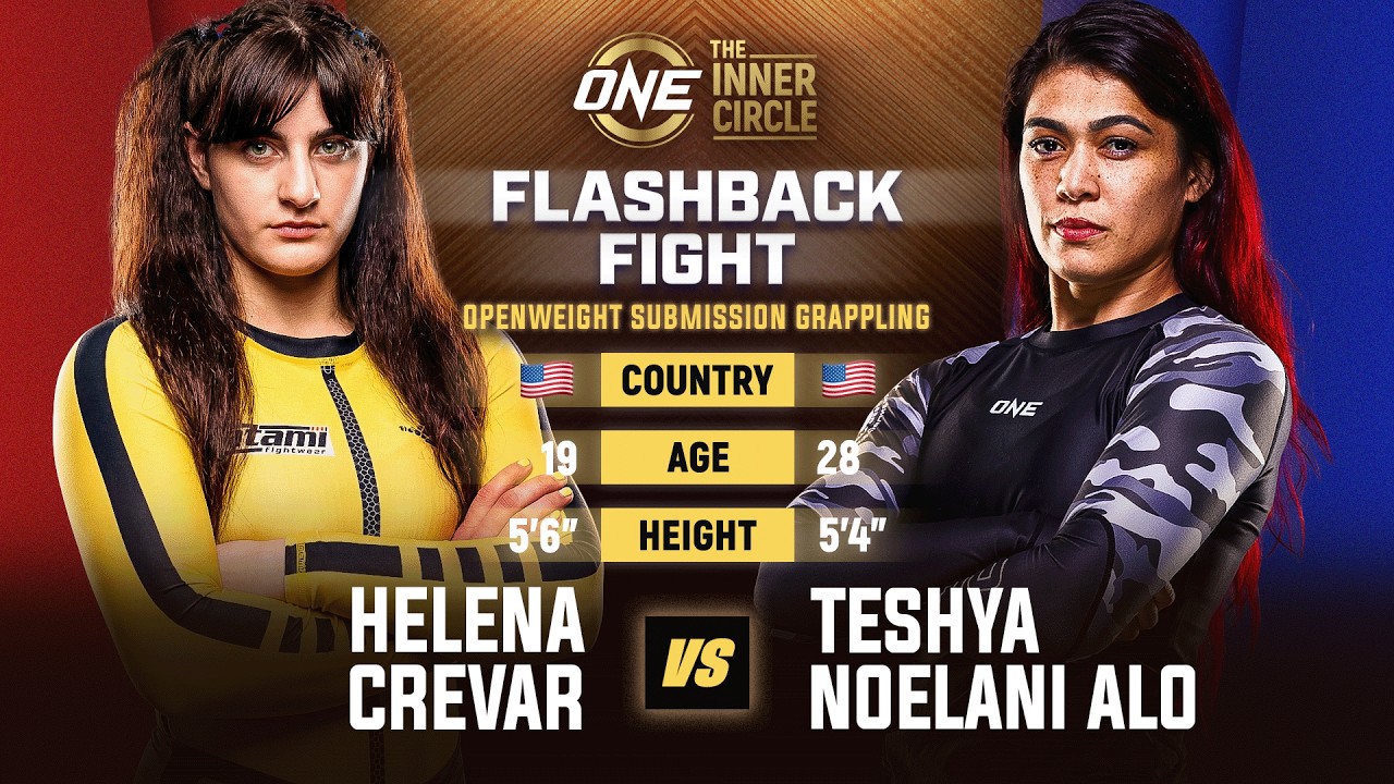 GENERATIONAL BJJ Prodigy’s Insane Debut 🔥 Helena Crevar vs. Teshya Noelani Alo | Full Fight background