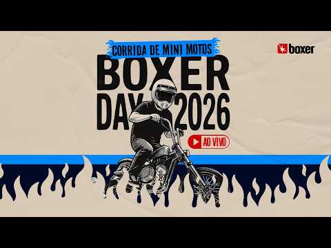 AO VIVO: CORRIDA DE MINI MOTOS - BOXER DAY 2026 đ„ background