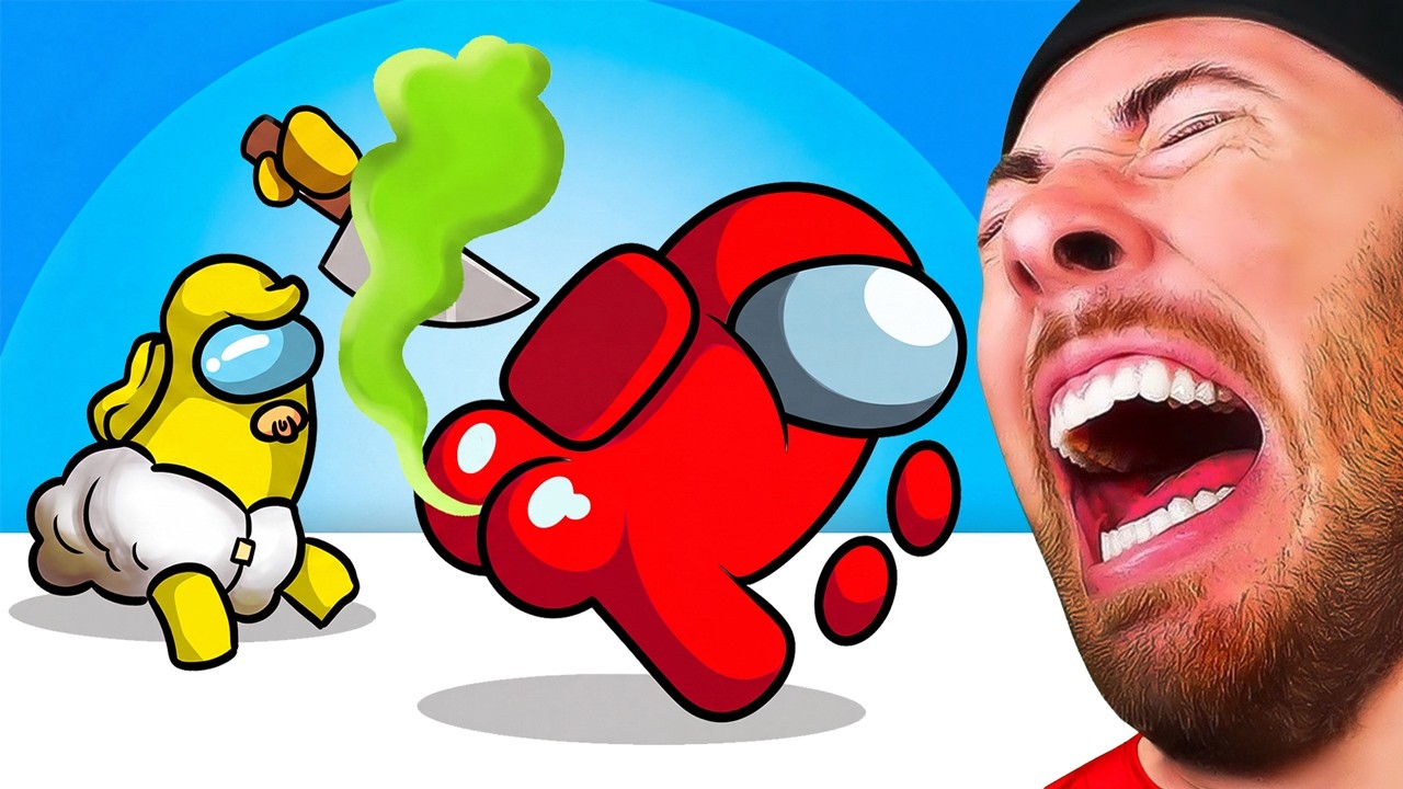 WORLDS FUNNIEST AMONG US ANIMATIONS! (YOU WILL LAUGH) background