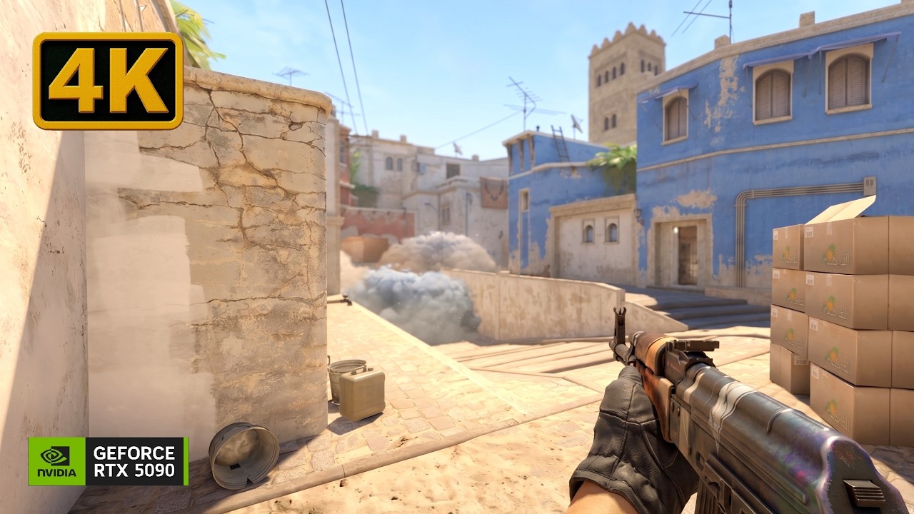 Counter-Strike 2 Gameplay 4K (No Commentary) | LONGPLAY background
