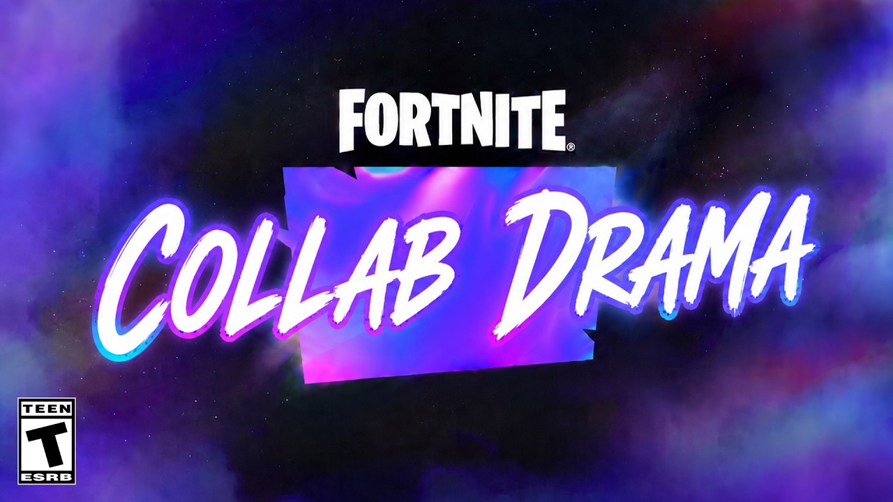 Fortnite BAD Collab Drama background