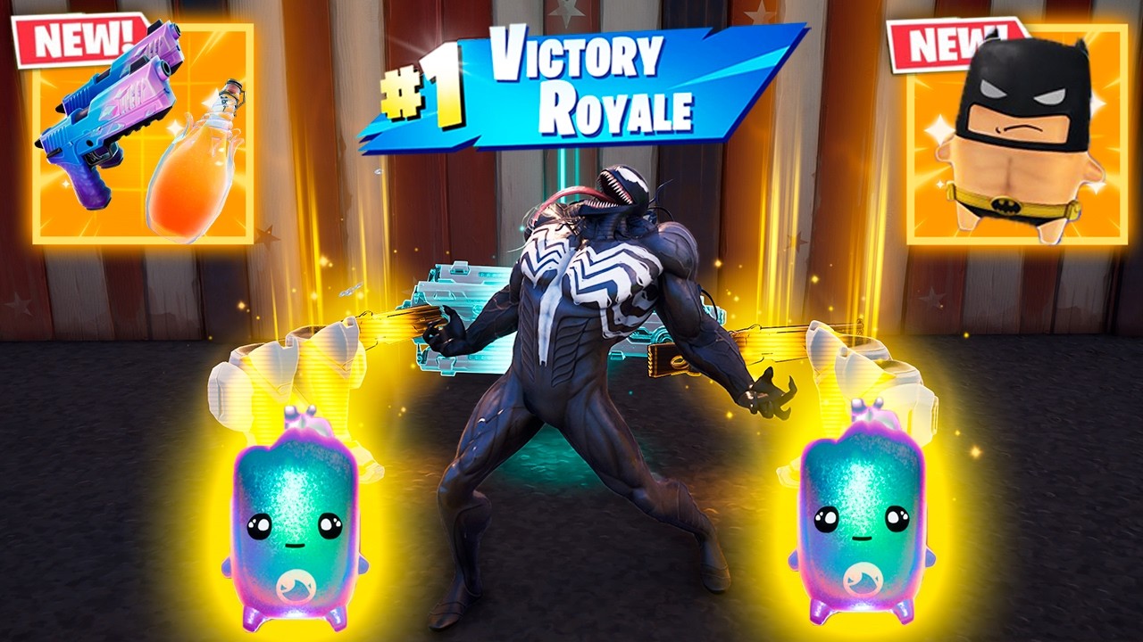 VENOM vs NEW MYTHIC'S CHALLENGE (NEW!! Fortnite Chapter 7 Season 3) background