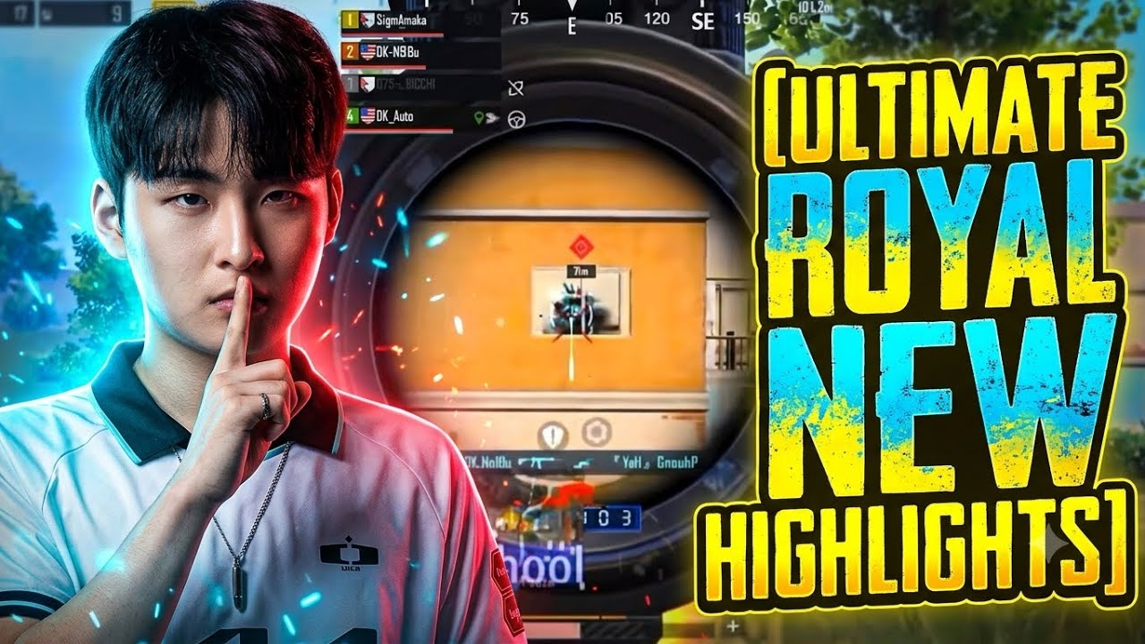 PUBG MOBILE SOUTH KOREA😱DK-Nolbu🚨Ultimate Royal New Gameplay’s Highlights |EP36) background