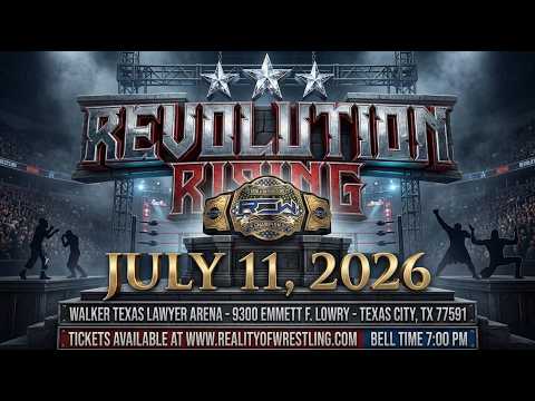 Reality of Wrestling: Platinum Revolution Rising LIVE background