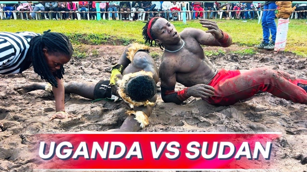 UGANDA vs SUDAN! EAZIE & BENG Deliver an Unforgettable Mud Wrestling War! backdrop