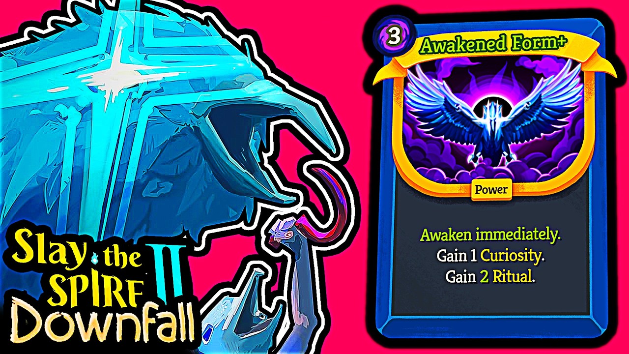 The Awakened Is INSANE In SLAY THE SPIRE 2 DOWNFALL background