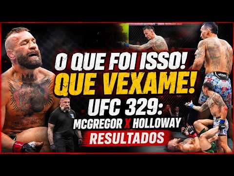 CONOR PROTAGONIZA MAIOR VEXAME DO UFC / QUE PORR4 FOI ESSA! RESULTADO CONOR MCGREGOR X HOLLOWAY background