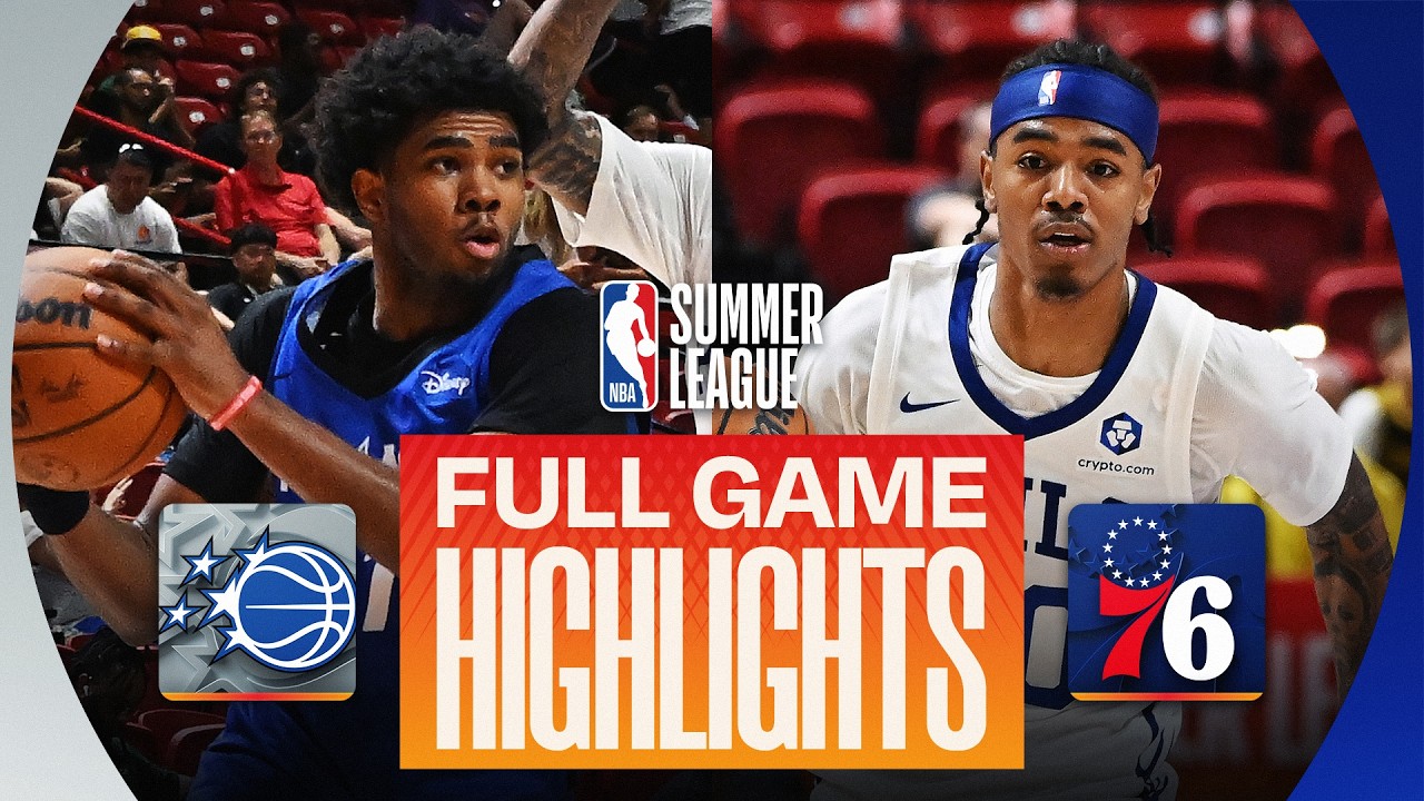 MAGIC vs 76ERS | LAS VEGAS SUMMER LEAGUE | FULL GAME HIGHLIGHTS | July 15, 2026 background
