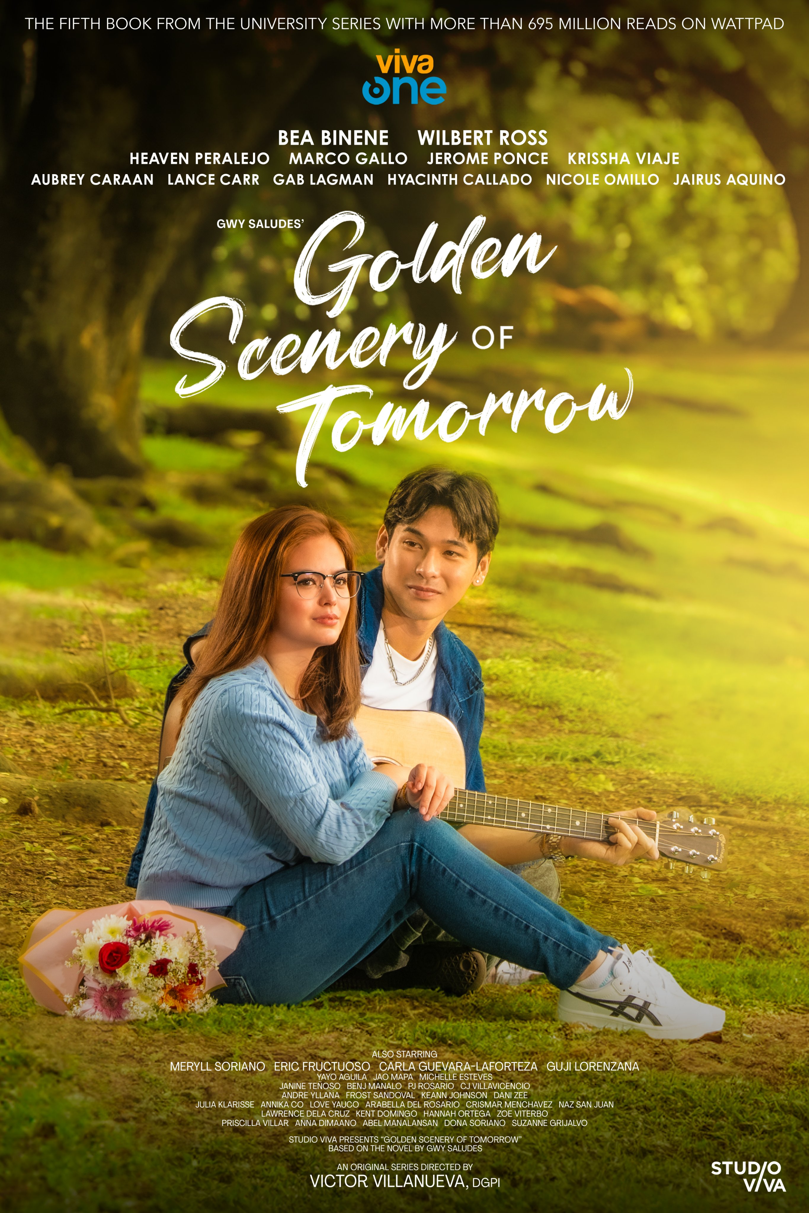 Golden Scenery of Tomorrow background