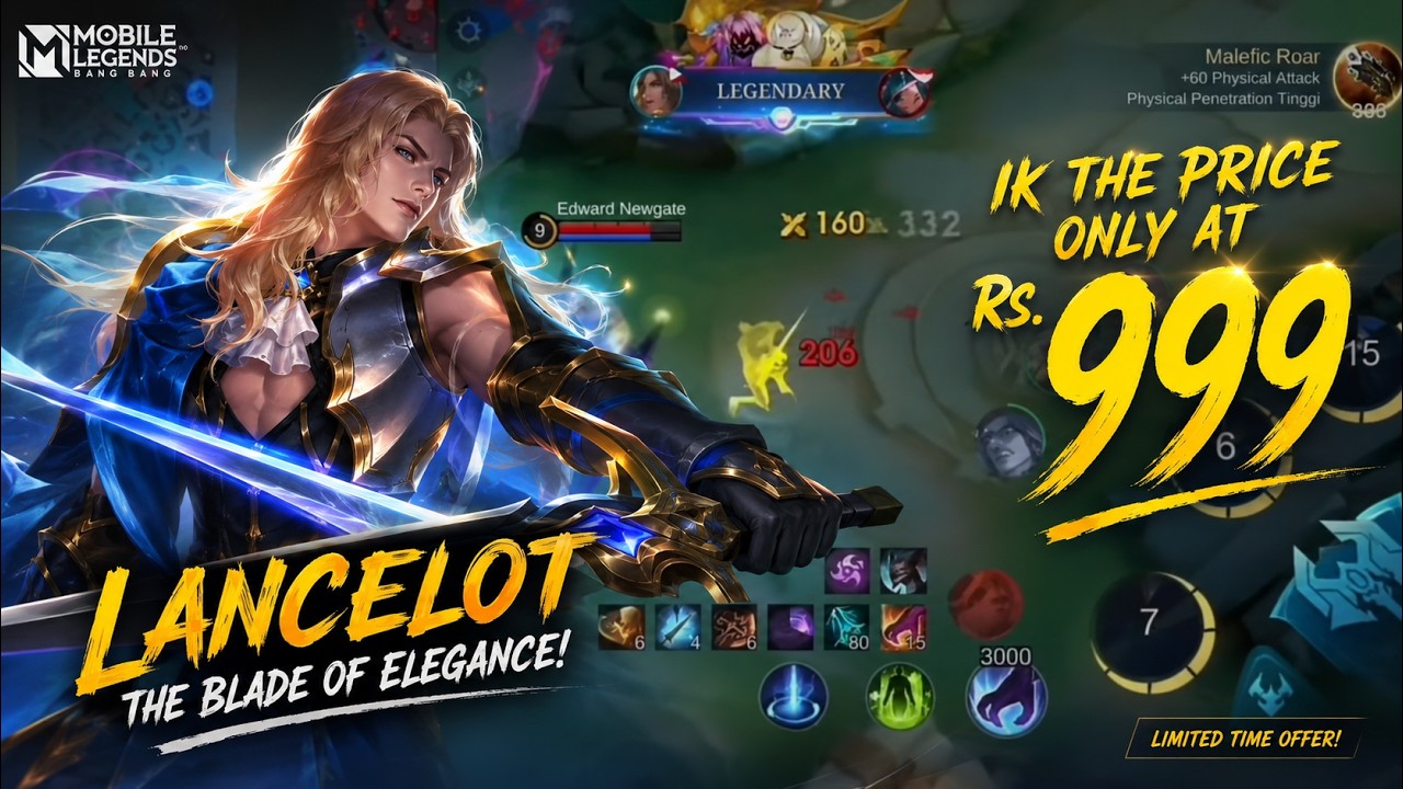 LANCELOT ⚔️ – "I KNOW THE PRICE!" | Legendary Sword Master | MLBB Montage background