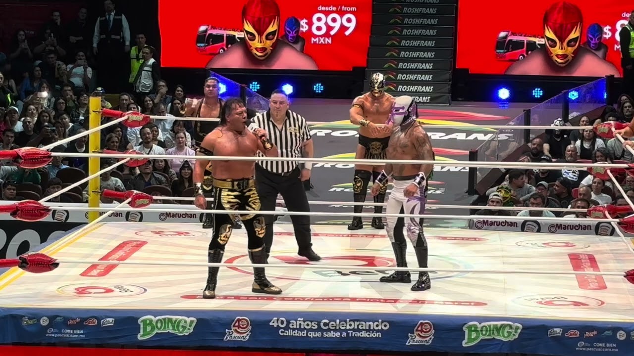 Templario exige a Último Guerrero un duelo mano a mano a lo que su profesor acepta background