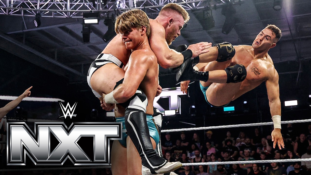 The Vanity Project vs. Sean Legacy & Dorian Van Dux | Tag Title Match: NXT highlights, July 14, 2026 background