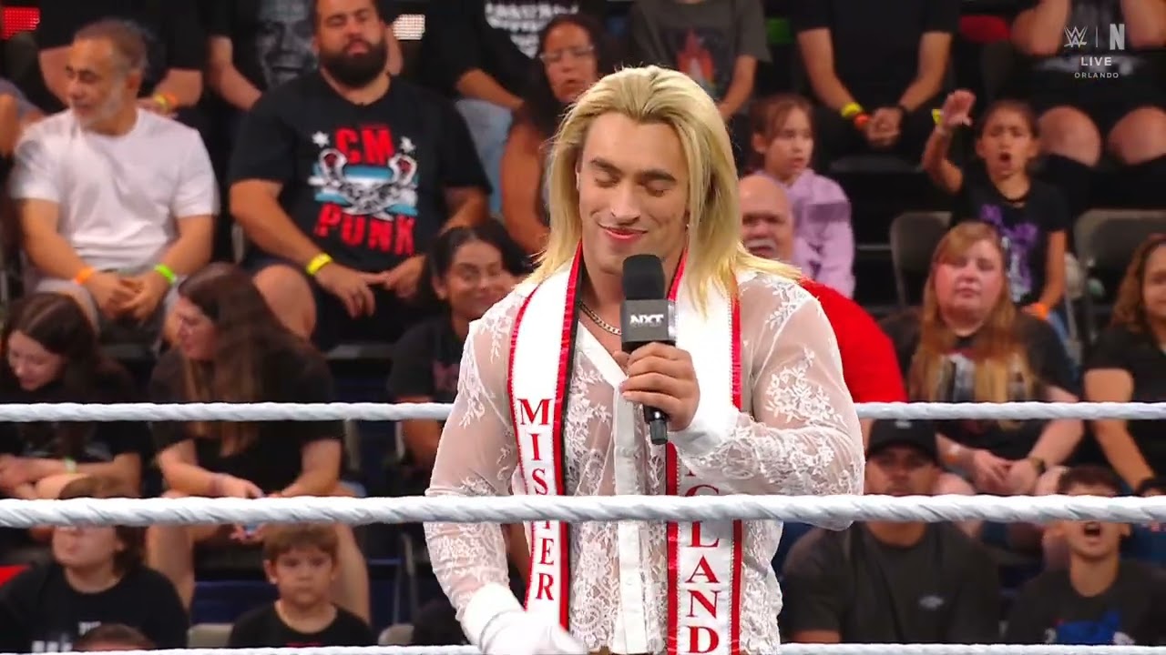 WWE NXT TRISTAN ANGELS ENTRANCE 07/14/26 background