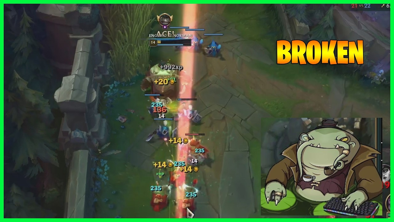 Why STATIKK SHIV Tahm Kench Is Actually BROKEN...LoL Daily Moments Ep 3421 background