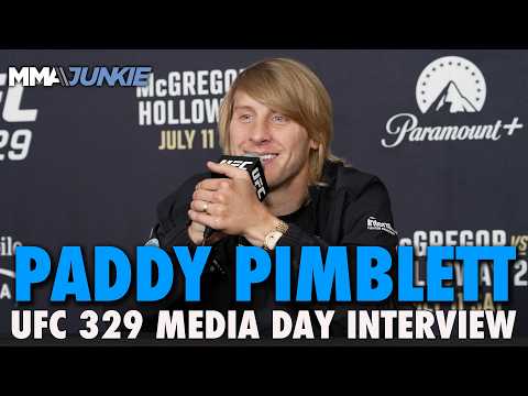 Paddy Pimblett says rumors of Conor McGregor showing up at house are lies | UFC 329 backdrop