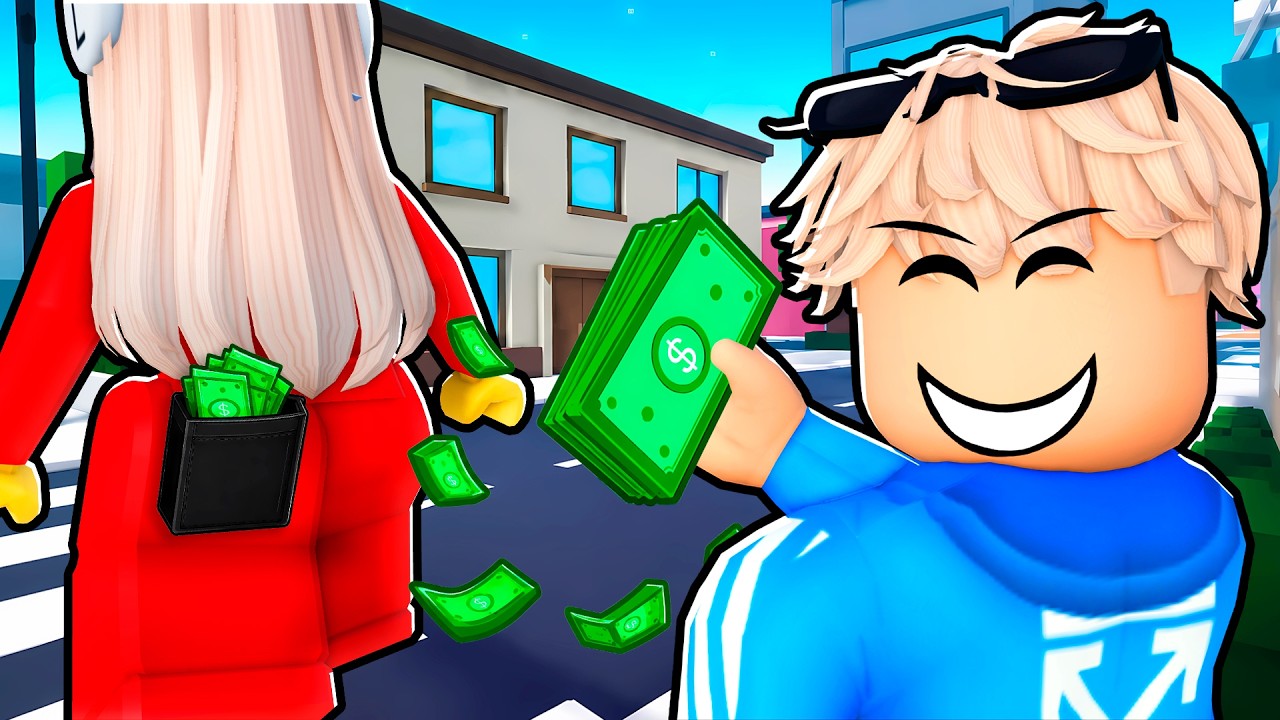 Ich habe $999.999 als Taschendieb verdient in Roblox... background