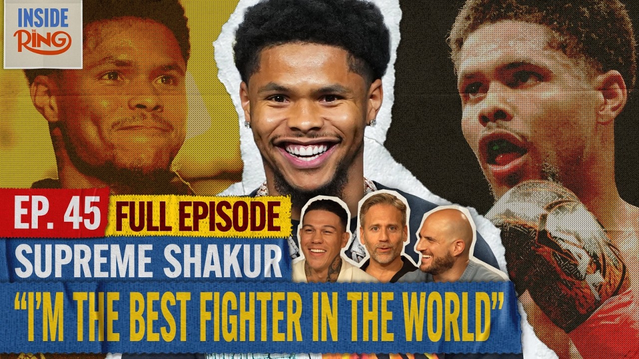 SHAKUR STEVENSON JOINS ZUFFA! REACTION | Inside The Ring EP.45 background