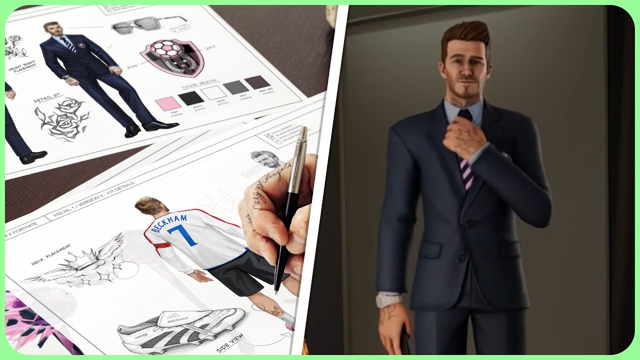 NEW Fortnite Icon Series News - David Beckham background