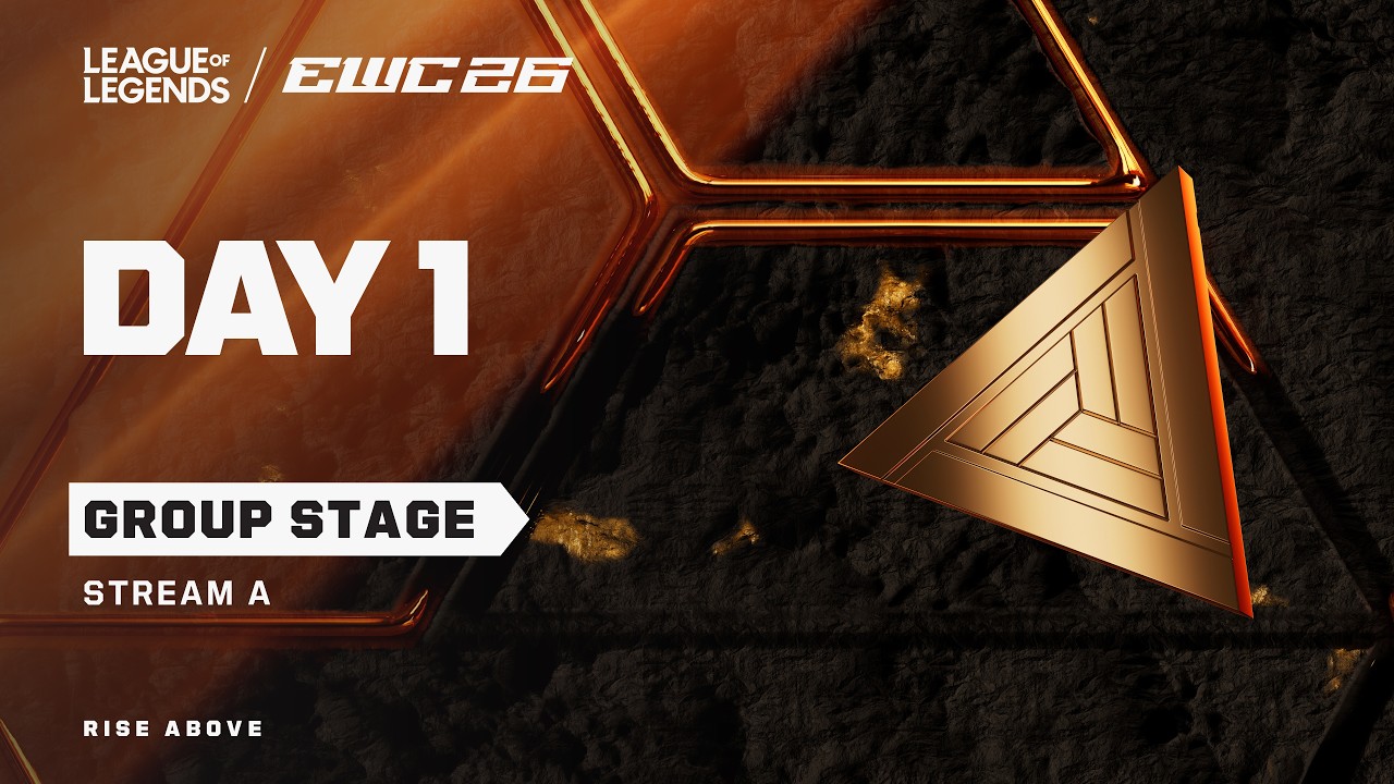 League of Legends at EWC 26 - Day 1 - Group Stage - Stream A background