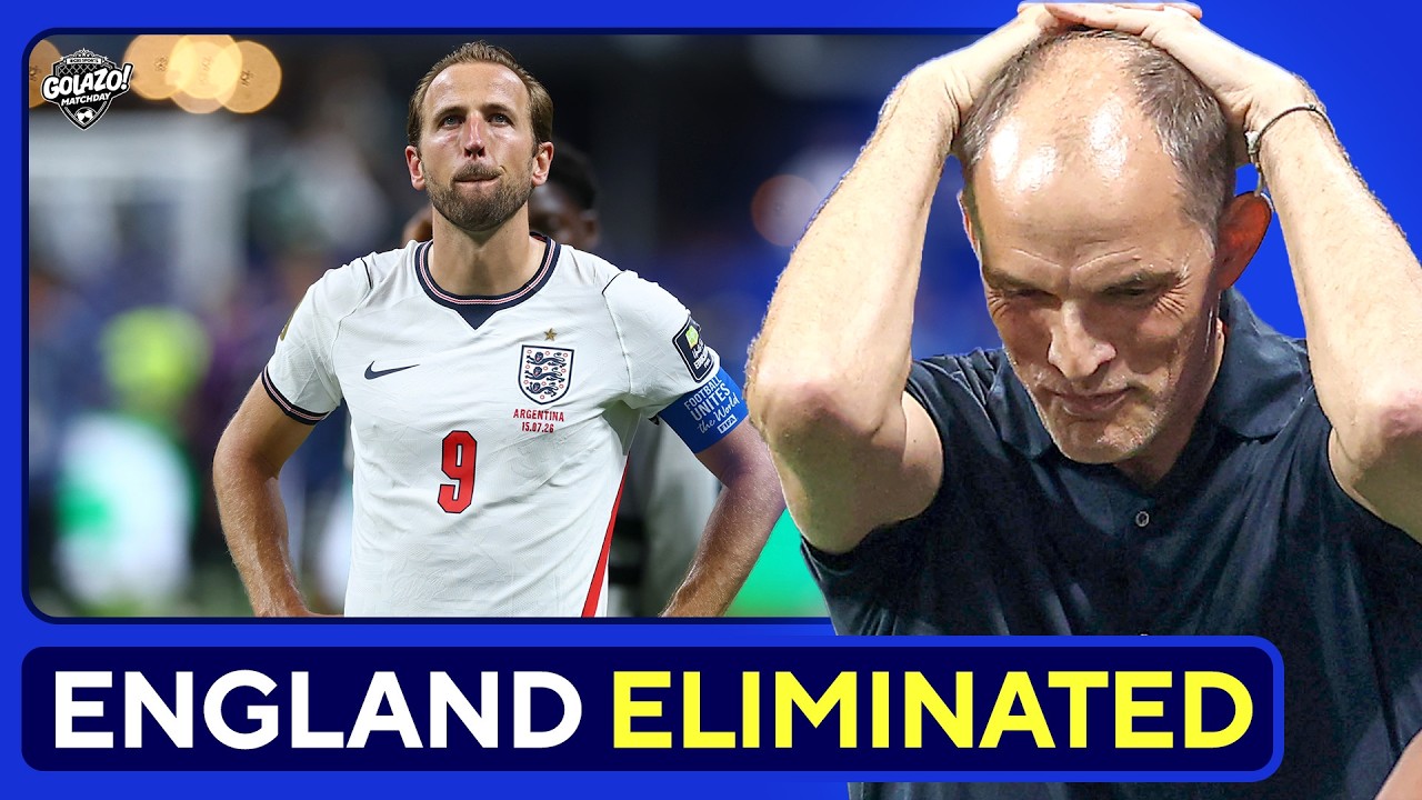 England KNOCKED OUT in World Cup Semifinal defeat vs. Argentina | Tuchel to blame? background