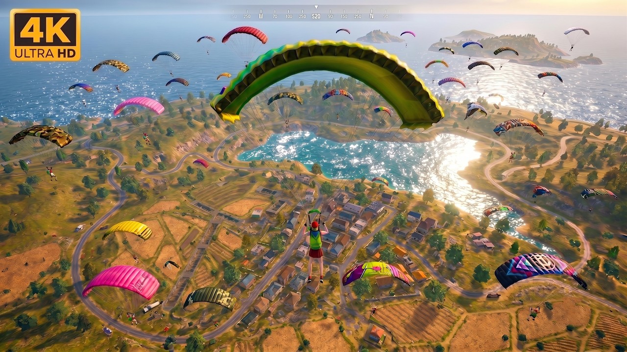 PUBG PC : ERANGEL CRAZY MOTION SOLO TPP 4K GAMEPLAY (No Commentary) background