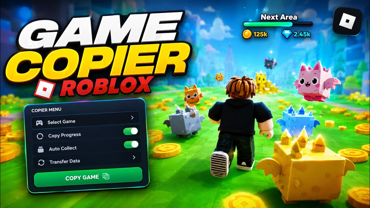 How To Copy ANY Roblox Game in Roblox Studio 2026 (Grow a Garden & Steal a Brainrot Tutorial) background