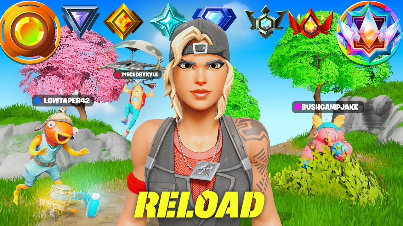 Bronze to Unreal Legend Reload Speedrun But I Can Only Play Squads Fill… background