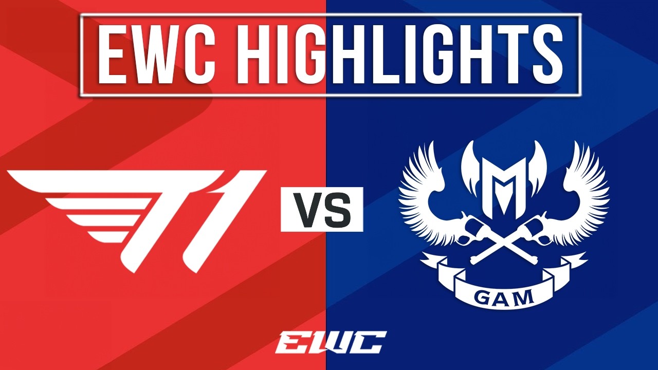 T1 vs GAM Highlights | EWC 2026 Group Stage | T1 vs GAM Esports background