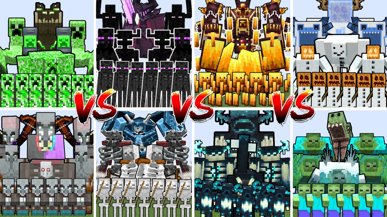 UPDATED MOB ALLIANCE TOURNAMENT (1.20.1) | Minecraft Mob Battle background