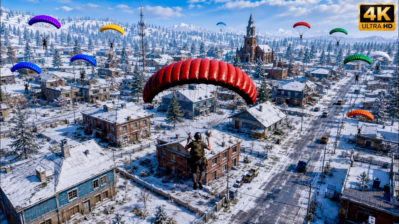 PUBG PC:🔥Vikendi EU Server Was CHAOS! 😈 Top #1 Win | 4K Ultra Graphics (NO COMMENTARY) background