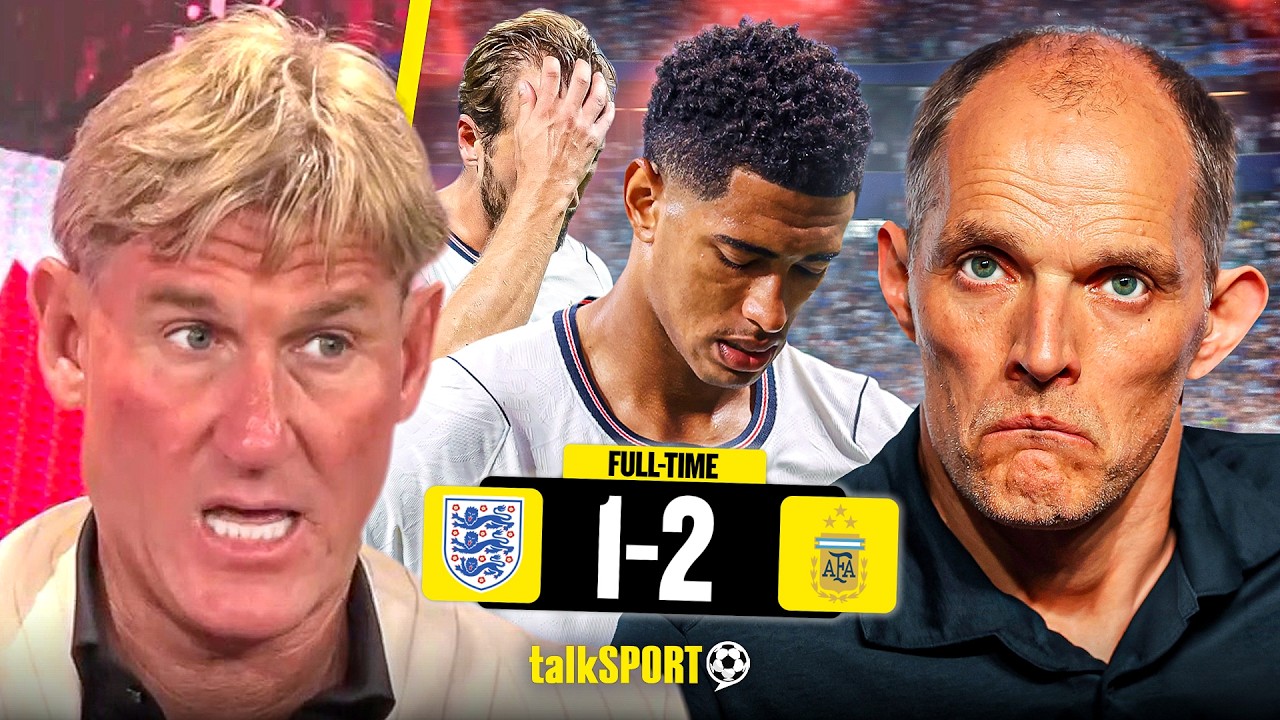 Simon Jordan SLAMS Thomas Tuchel as England COLLAPSE after Argentina's LATE World Cup COMEBACK! background