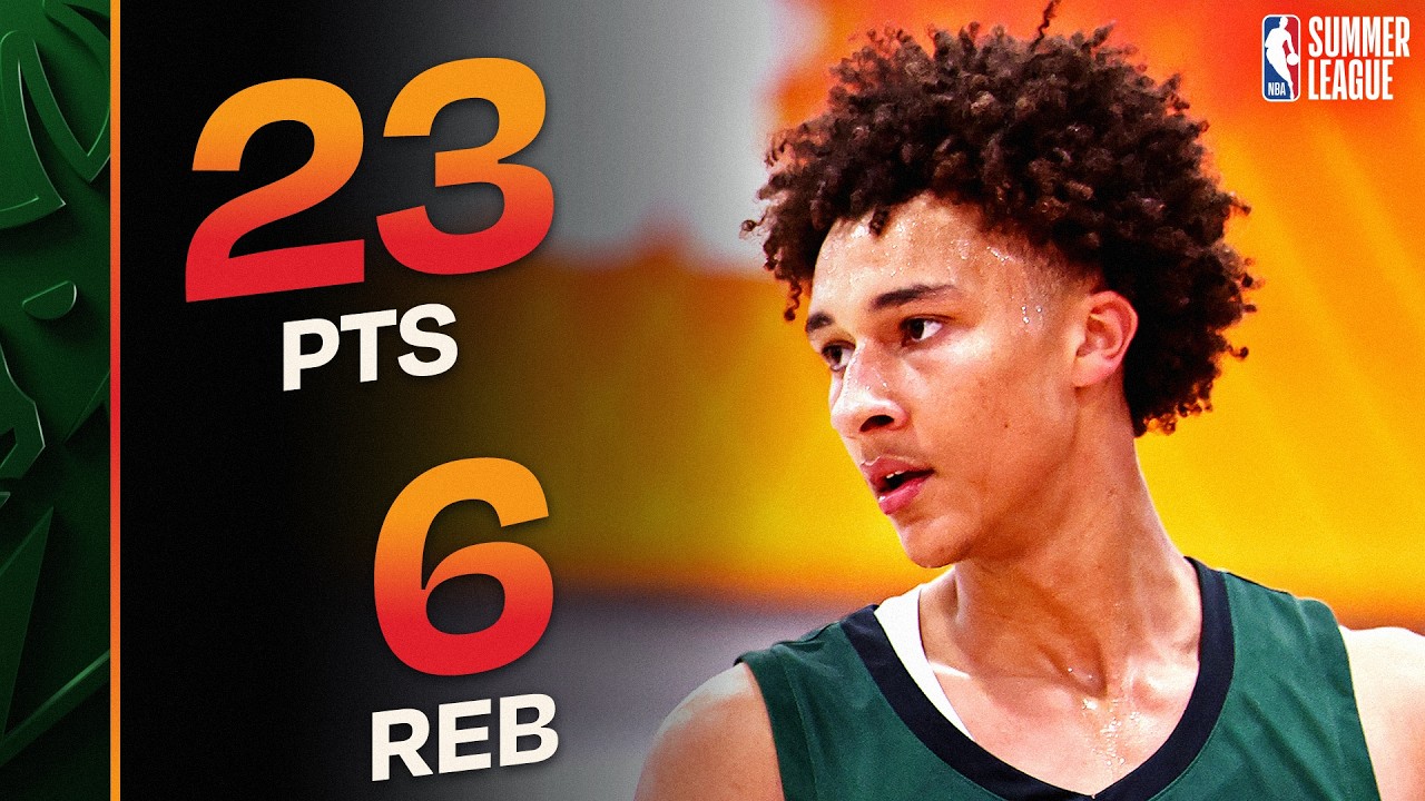 Nate Ament No. 13 Overall Pick SHINED with 23 PTS | July 15, 2026 background